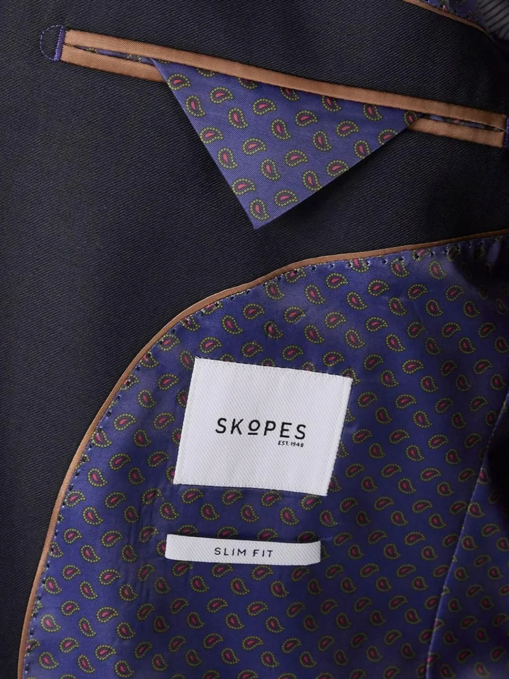 Skopes Slim Tailored Fit Farnham Suit Jacket^ Suits & Tuxedos|Blue Suits