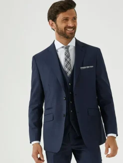 Skopes Blue Tailored Fit Wool Blend Joss Suit Jacket^ Blue Suits