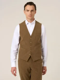 Skopes Dorsey Suit Corduroy Waistcoat^ Vests