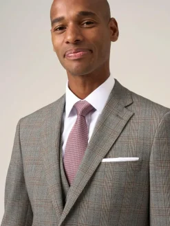 Skopes Brown Haley Tailored Fit Check Suit Jacket^ Suits & Tuxedos