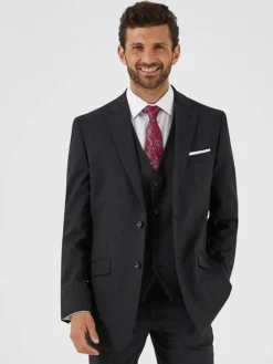 Skopes Wool Rich Darwin Suit Jacket Charcoal Grey