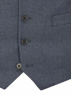 Skopes Dark Grey Single Breasted Harcourt Single Breasted Tailored Fit Suit Waistcoat^ Vests