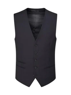 Hot Skopes Madrid Regular Fit Suit Waistcoat Dark Navy Blue