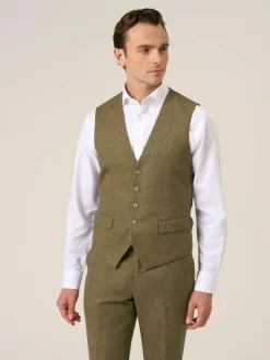 Skopes Fox Textured Suit Waistcoat^ Vests