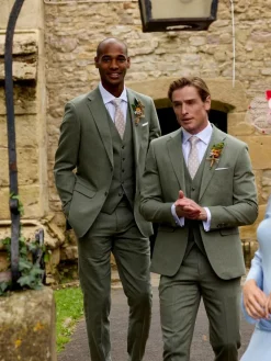 Skopes Tailored Fit Calvados Linen Blend Suit Jacket^ Suits & Tuxedos