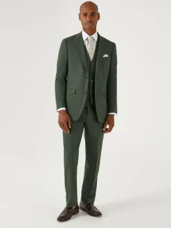 Skopes Green Tailored Fit Harvey Suit: Jacket^ Suits & Tuxedos