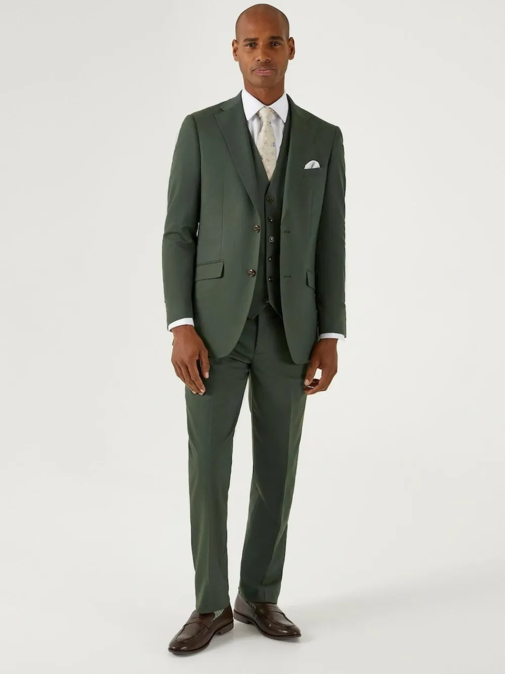 Skopes Green Tailored Fit Harvey Suit: Jacket^ Suits & Tuxedos
