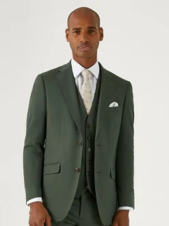 Skopes Green Tailored Fit Harvey Suit: Jacket^ Suits & Tuxedos