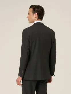 Best Skopes Elijah Tailored Fit Check Suit Jacket Grey