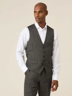 Skopes Fox Textured Suit Waistcoat^ Vests