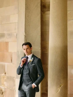 Skopes Fox Textured Suit Waistcoat^ Vests