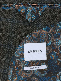Online Skopes Grey Margrave Tailored Fit Check Suit Jacket