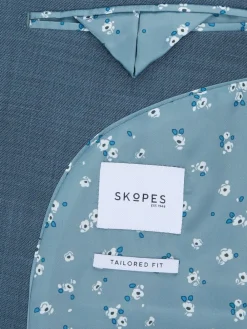 Best Skopes Tailored Fit Lucien Suit Jacket Light Blue