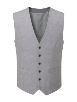 Skopes Light Grey Single Breasted Harcourt Single Breasted Tailored Fit Suit Waistcoat^ Vests