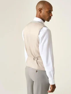 Clearance Skopes Redding Tailored Fit Suit Waistcoat Natural