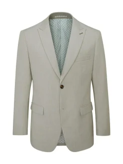 Skopes Slim Tailored Fit Redding Suit: Jacket Natural