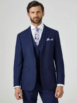 Clearance Skopes Navy Blue Tailored Harcourt Suit Jacket