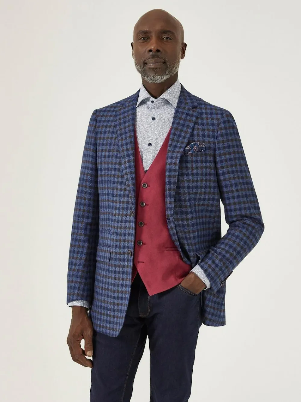 Discount Skopes Pink Camplin Regular Fit Waistcoat