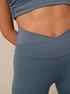 Clearance Next Balance Wrap Front Yoga Leggings Slate Blue