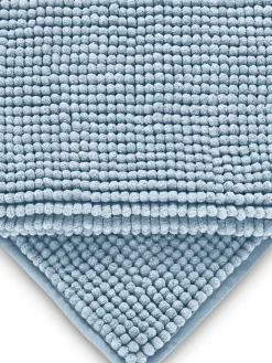 Next Slate Blue Bobble Bath Mat^ Towels & Bathmats