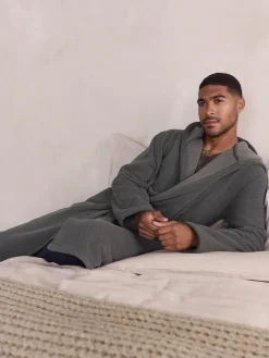 Next Corded Textured Dressing Gown^ Nightwear|Bathrobe
