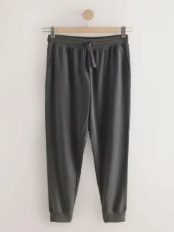 Online Next Cuffed Loopback Soft Touch Cuffed Joggers Slate Grey