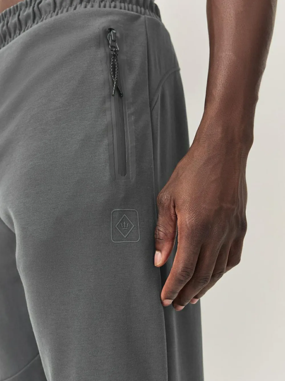 Clearance Next Interlock Soft Touch Cuffed Joggers Slate Grey