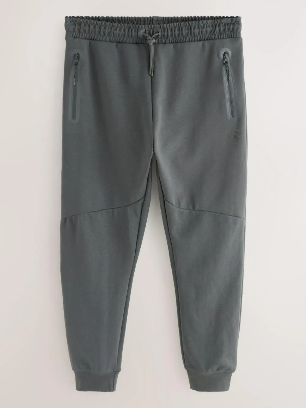 Clearance Next Interlock Soft Touch Cuffed Joggers Slate Grey
