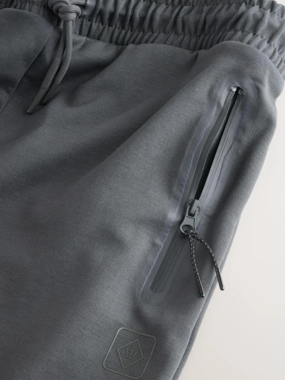 Clearance Next Interlock Soft Touch Cuffed Joggers Slate Grey