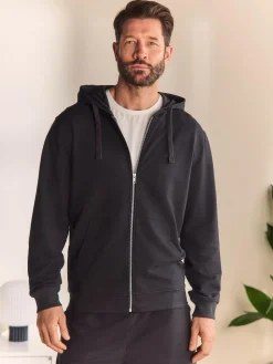 Sale Next Slate Grey Lightweight Zip Up Hoodie