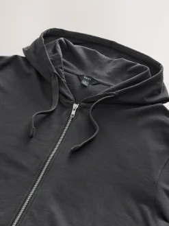 Sale Next Slate Grey Lightweight Zip Up Hoodie