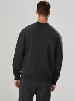 Best Next Slate Grey Regular Fit Heavyweight Cotton Rich Crew Neck Sweatshirt