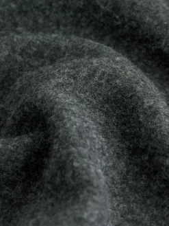 Best Next Wool Look Fleece Shacket Slate Grey