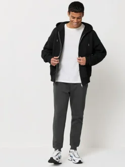 Outlet Next Slim Fit Brushback Heavyweight 2 Pack Joggers Slate Grey/Navy Blue