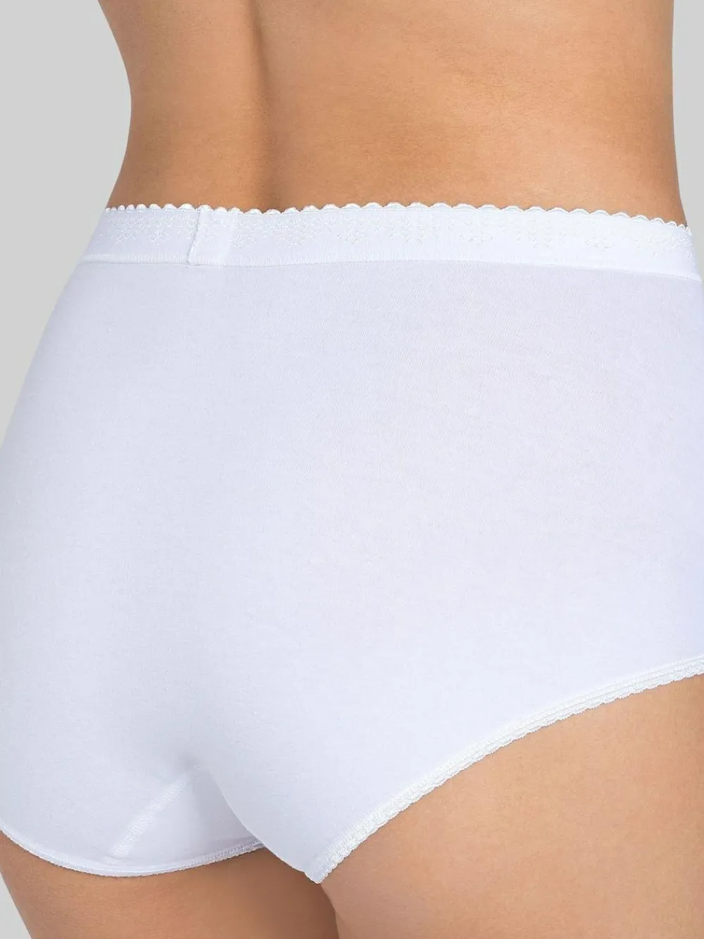 Sale Sloggi Control Brief Knickers White