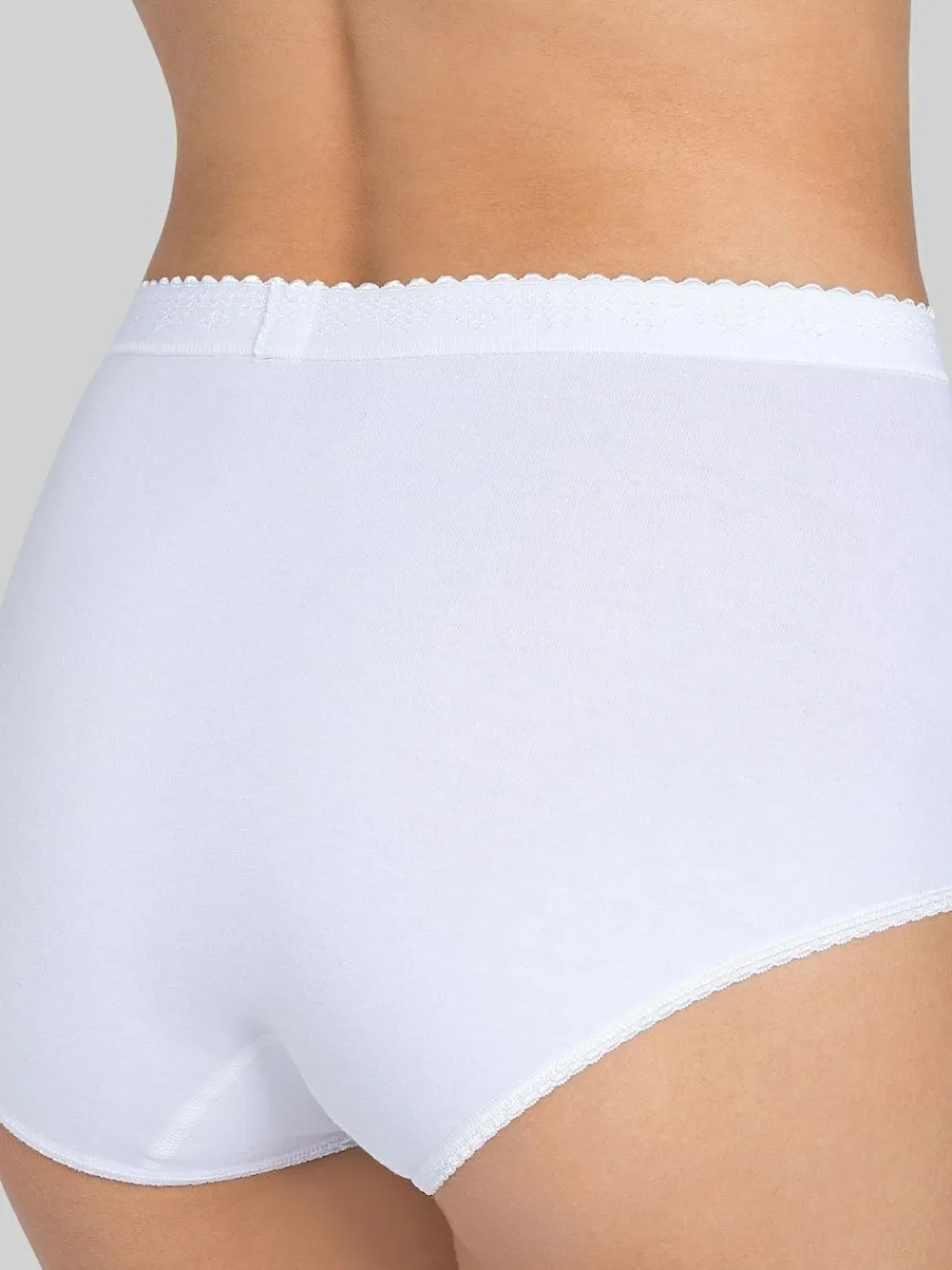 Hot Sloggi Tummy Control 2 Pack Knickers White