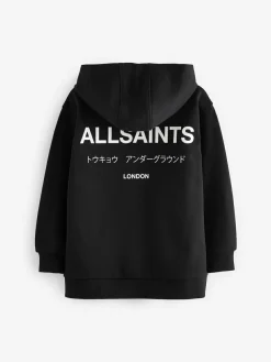 smALLSAINTS Black Oversized Underground Pullover Hoodie^BOY Sweatshirts & Hoodies