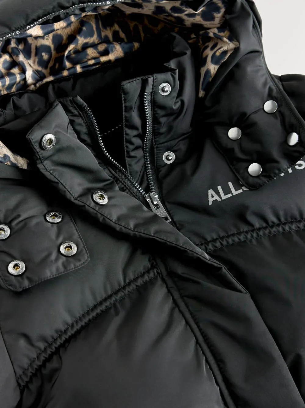 smALLSAINTS Black Ruched Longline Padded Coat^ Jackets & Coats|Snowsuits & Coats