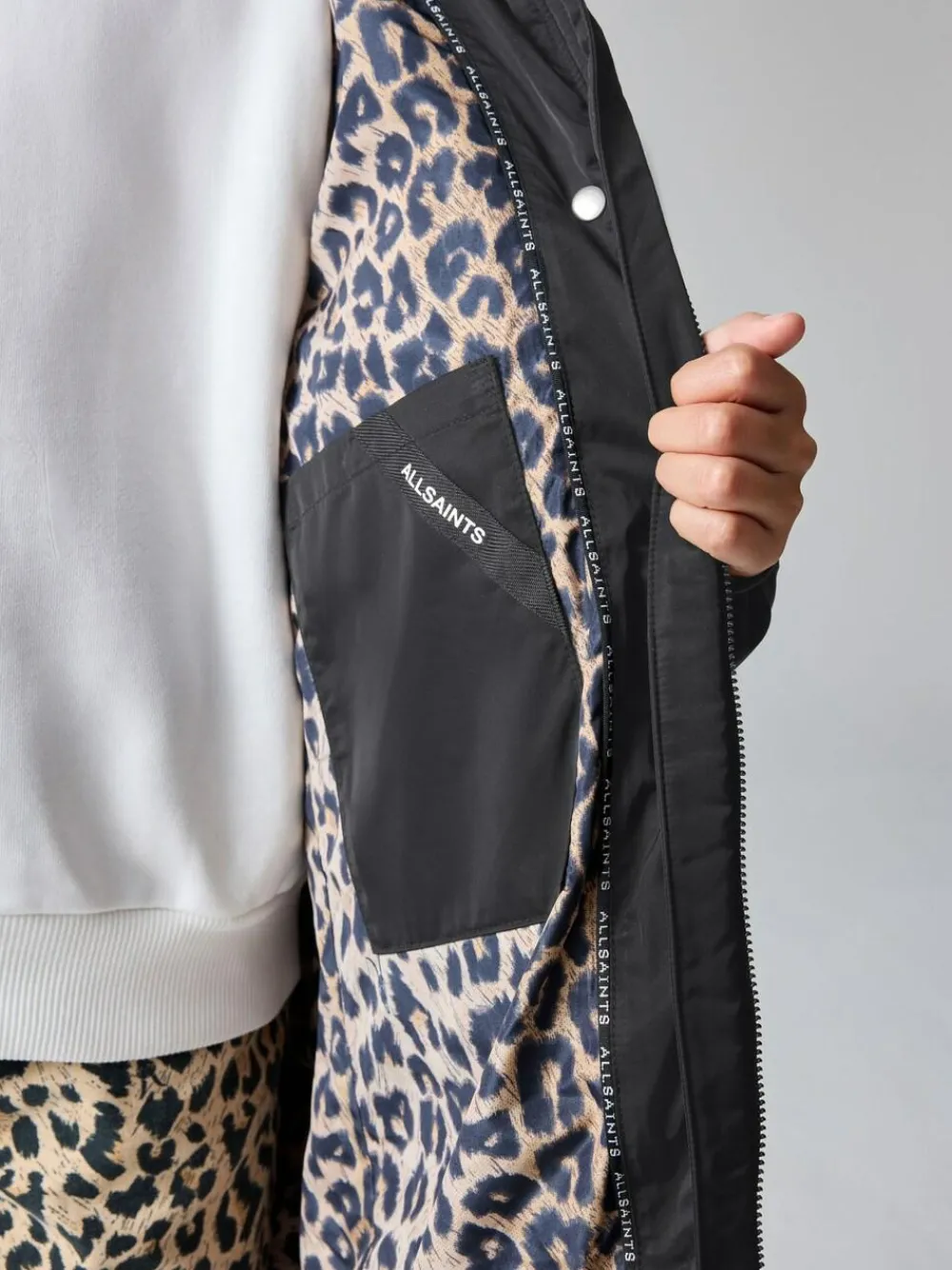 smALLSAINTS Black Ruched Longline Padded Coat^ Jackets & Coats|Snowsuits & Coats