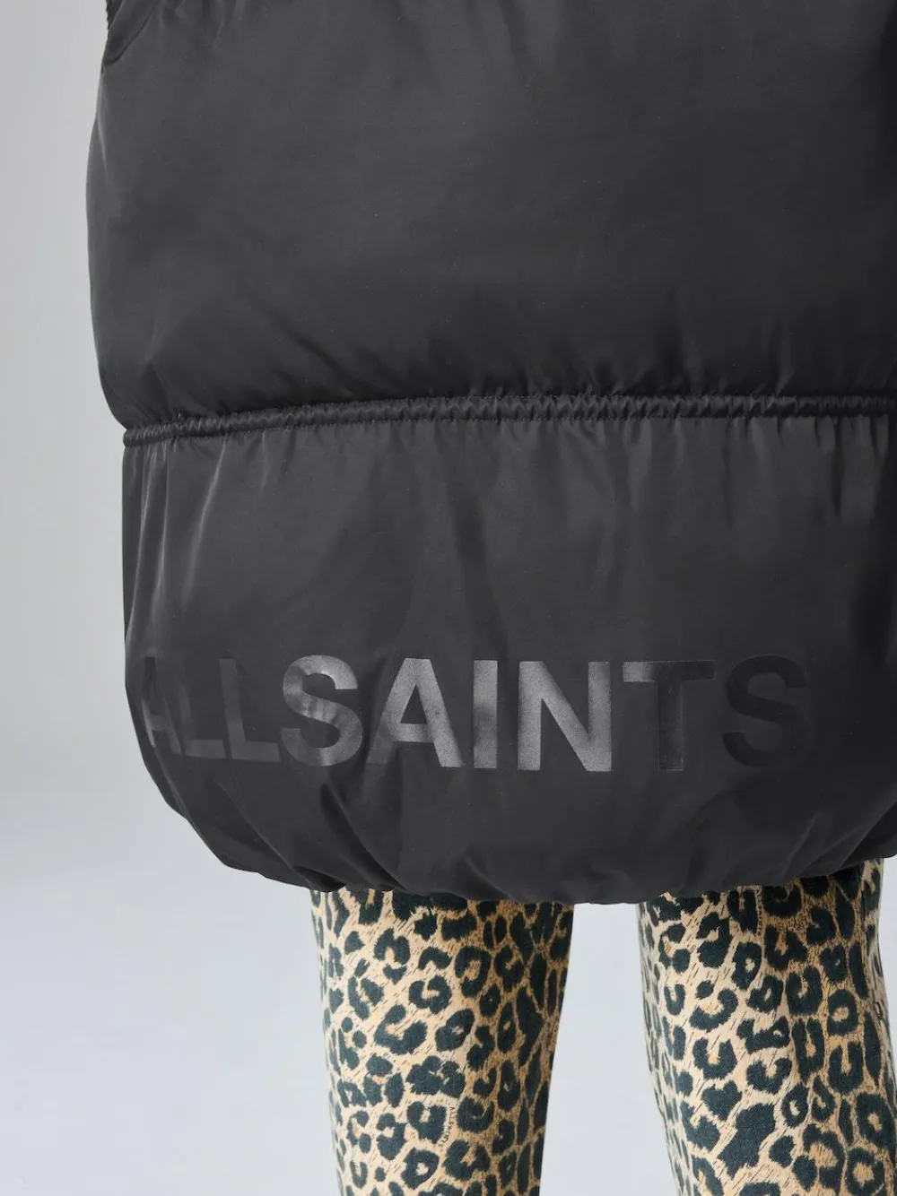 smALLSAINTS Black Ruched Longline Padded Coat^ Jackets & Coats|Snowsuits & Coats