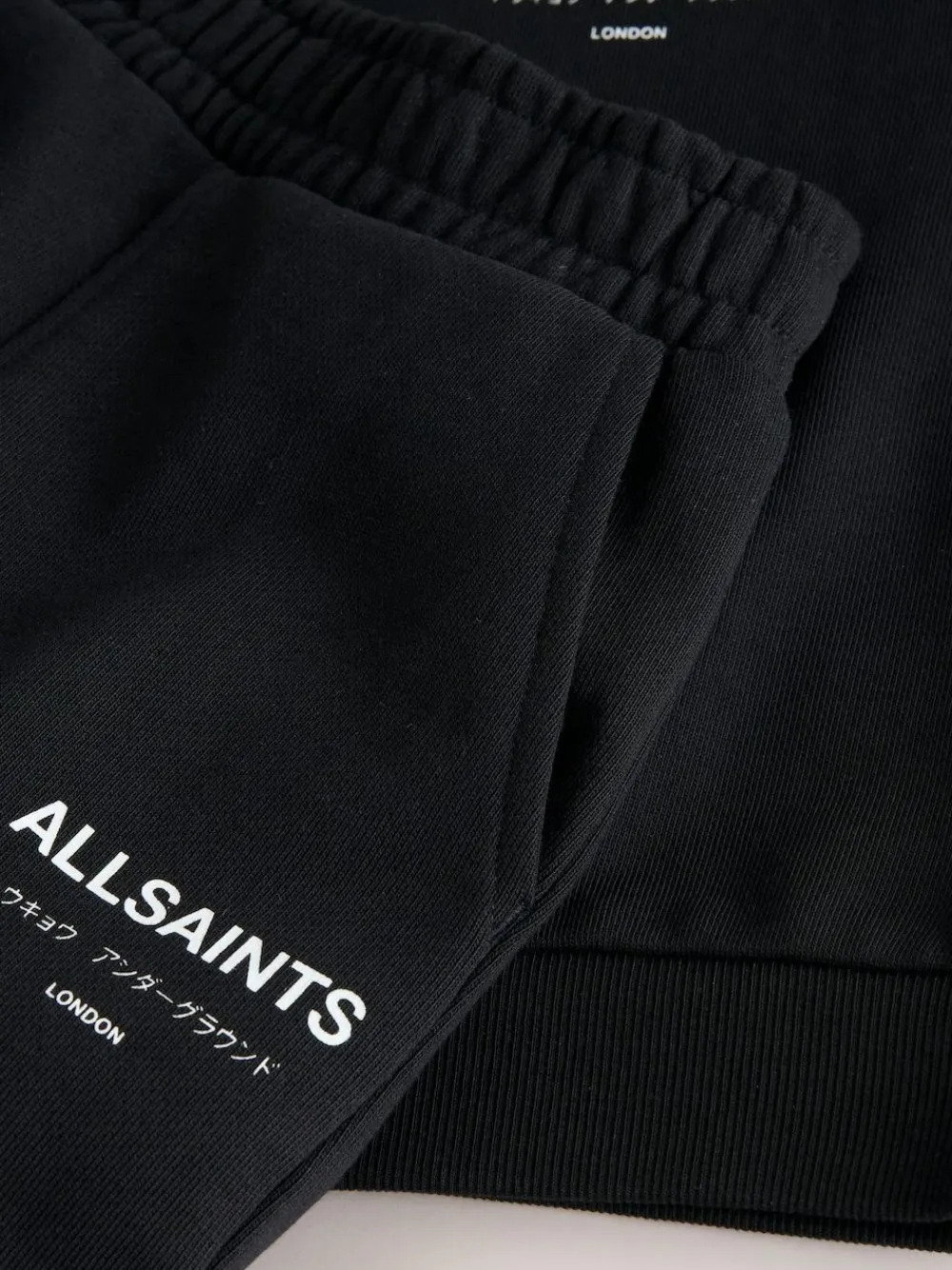 Discount smALLSAINTS Black Underground Oversized Younger Boys Sweatshirt and Joggers Set