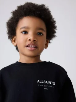 Discount smALLSAINTS Black Underground Oversized Younger Boys Sweatshirt and Joggers Set