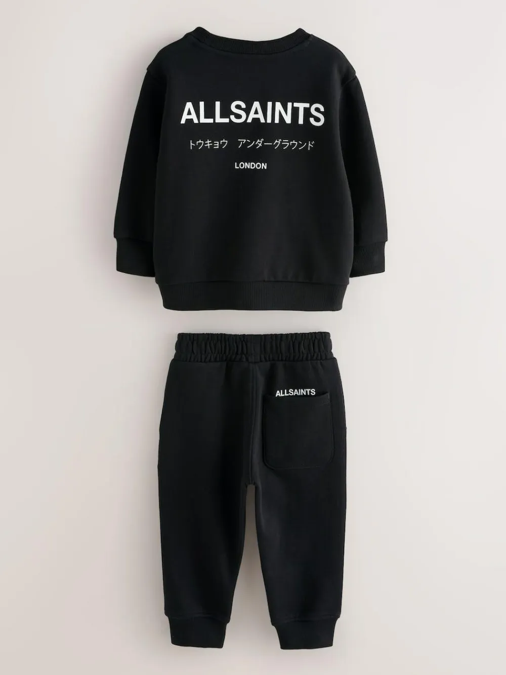 Discount smALLSAINTS Black Underground Oversized Younger Boys Sweatshirt and Joggers Set