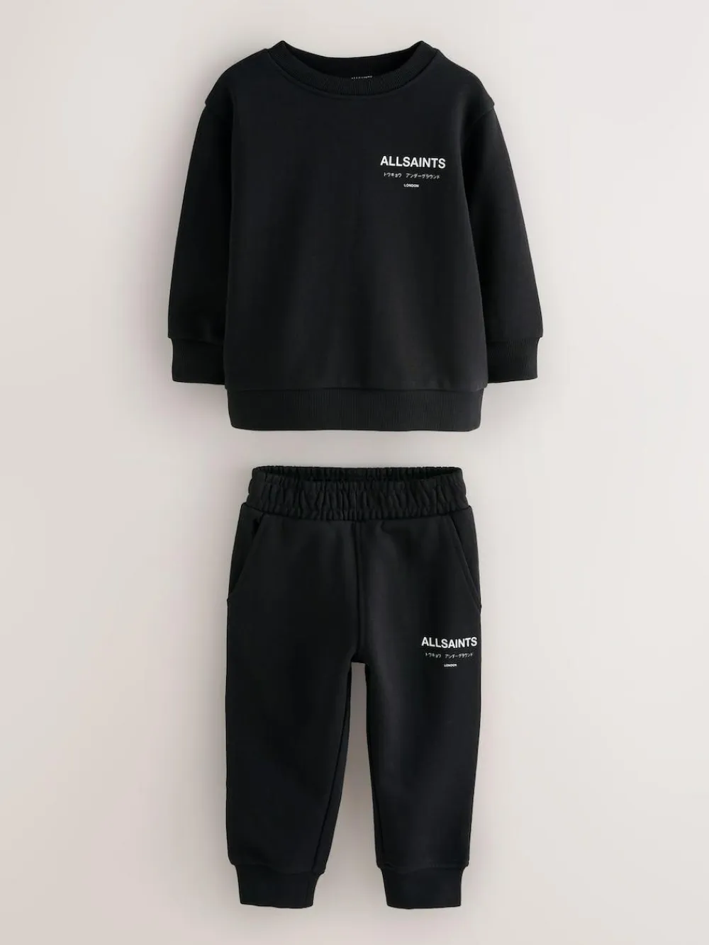 Discount smALLSAINTS Black Underground Oversized Younger Boys Sweatshirt and Joggers Set