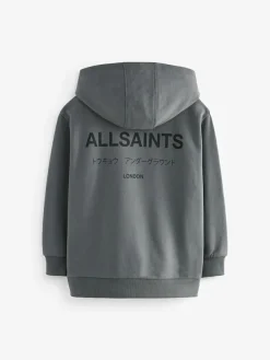 New smALLSAINTS Charcoal Grey Oversized Underground Pullover Hoodie