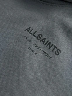 New smALLSAINTS Charcoal Grey Oversized Underground Pullover Hoodie