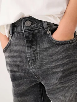 Online smALLSAINTS Charcoal Grey Boys Straight Fit Denim 100% Cotton Jeans