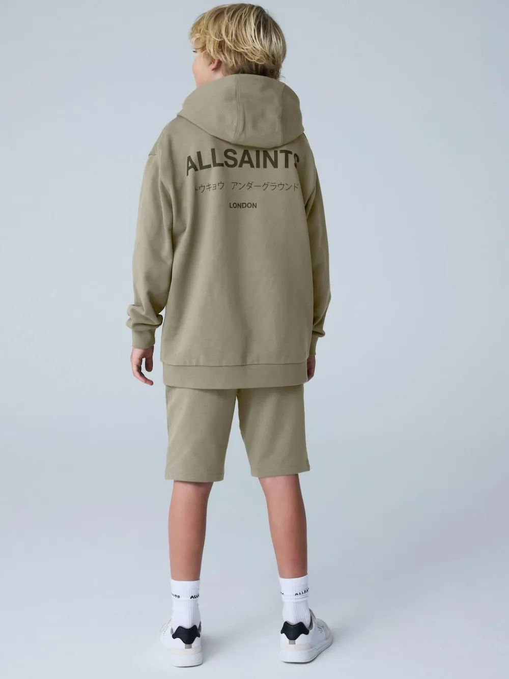 Discount smALLSAINTS Khaki Green Oversized Underground Pullover Hoodie