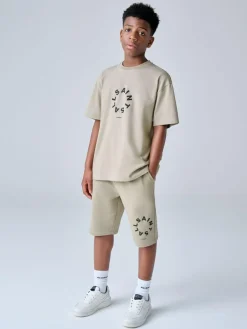 smALLSAINTS Tierra T-Shirt and Sweat Shorts Set^BOY Shorts