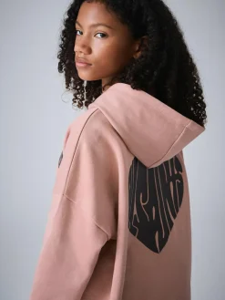 Hot smALLSAINTS Mid Pink Lover Hoodie and Sweat Shorts Set